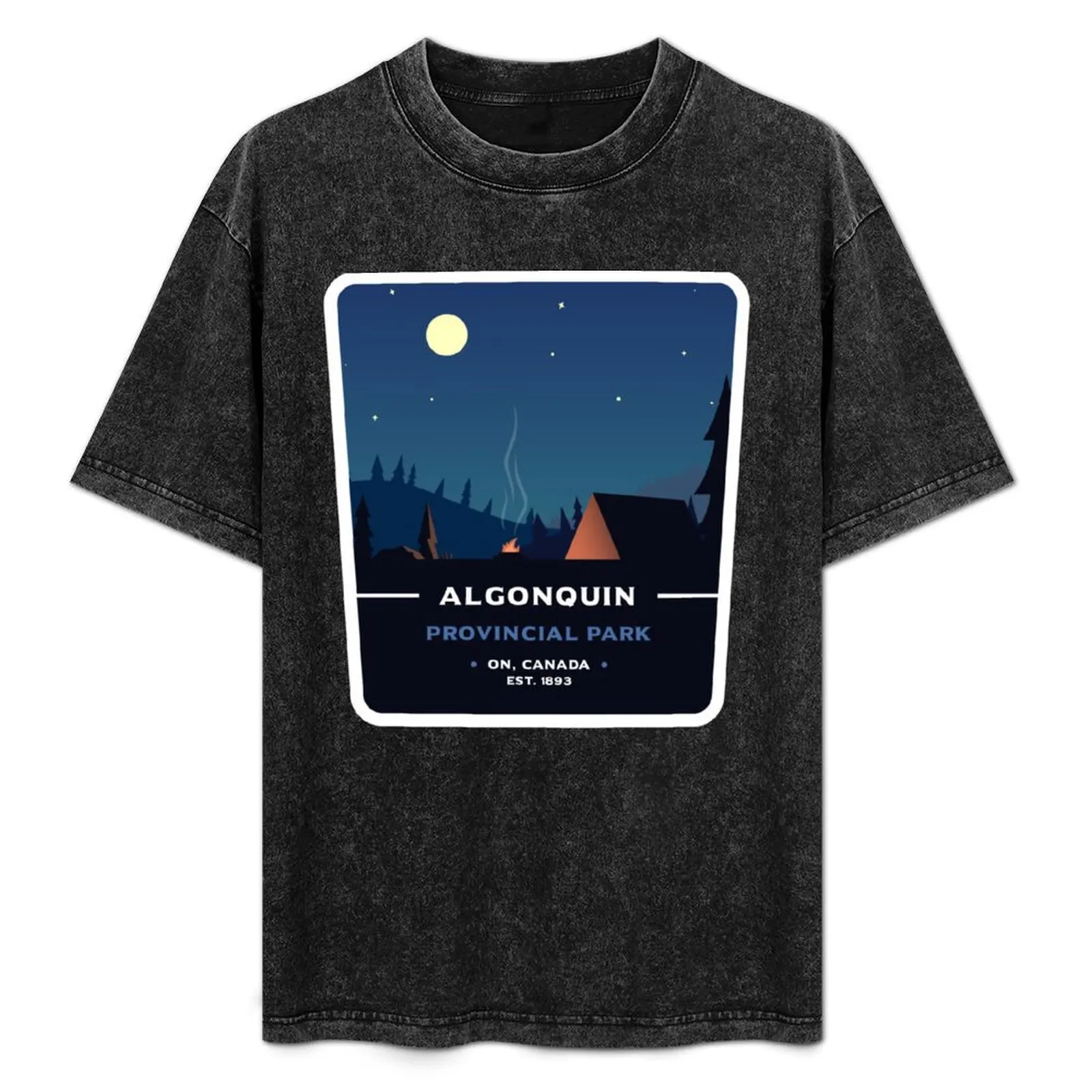 

Algonquin Provincial Park Badge T-Shirt Plus Size Everyday Tee Shirt
