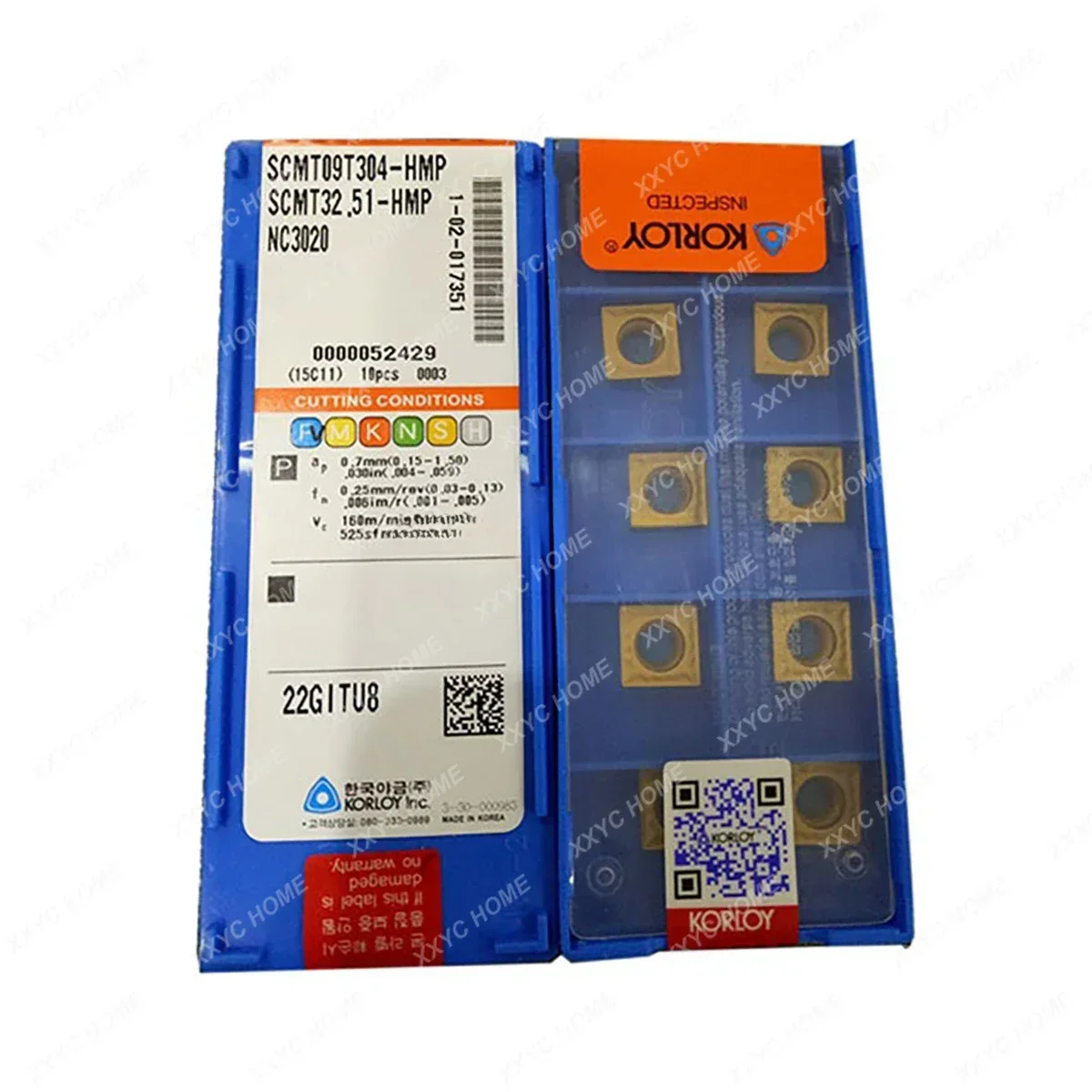 100% أصلي SCMT SCMT09T304 SCMT09T308 SCMT 120408   أداة تحول HMP PC9030، إدراجات تحول كربيد متوسطة التشطيب