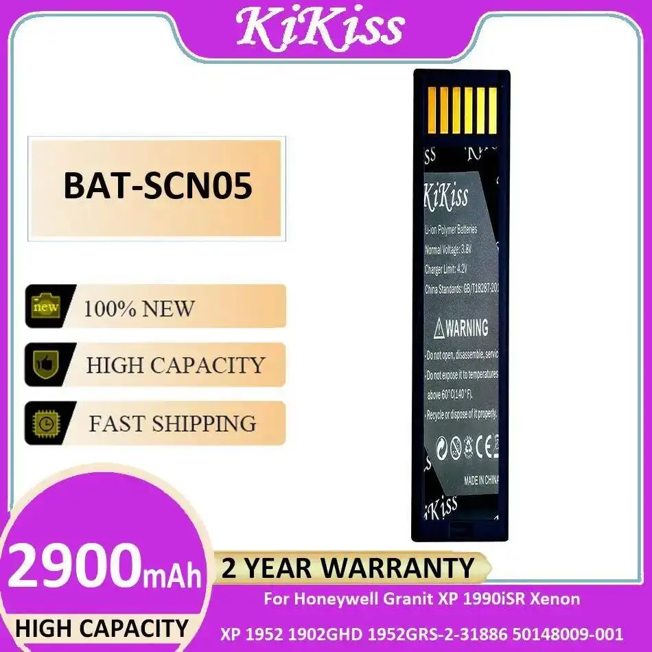 

Scan Gun Battery Bat-SCN05 2900Mah For Honeywell Granit XP 1990Isr Xenon 1952 1902GHD 1952GRS-2-31886 50148009-001