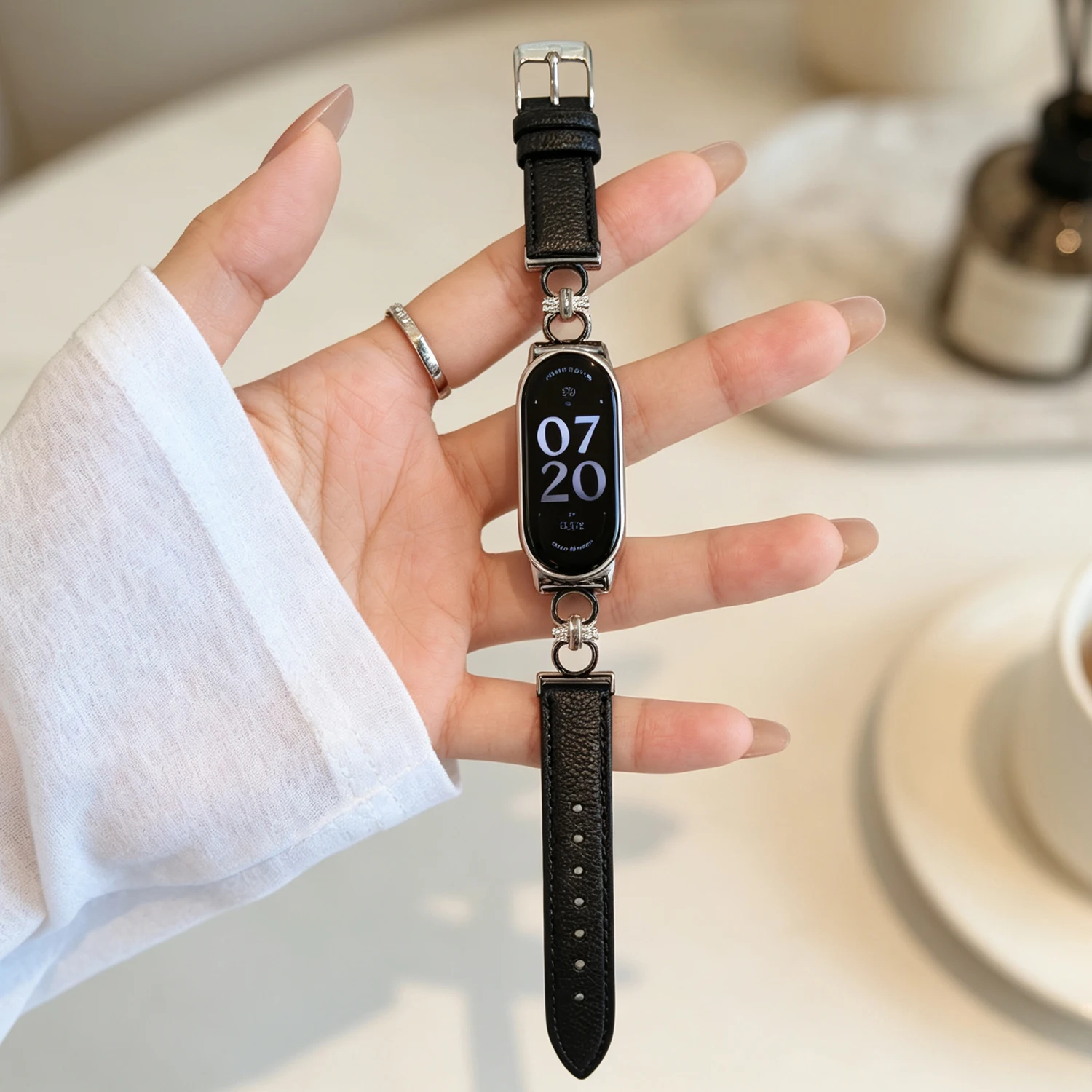 Strap for Mi Band 10 9 8 Global Version Wristband for Xiaomi Smart Band 8 9 10 Microfiber Leather Watchband for Mi Band 10 9 8