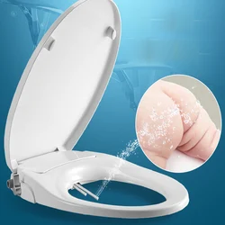 WETIPS No-Electric Toilet Bidet Cover Toilette Japonaises Double Nozzle Washing Tapas Wc Japanese Bidet Cleaner Toilet Lid