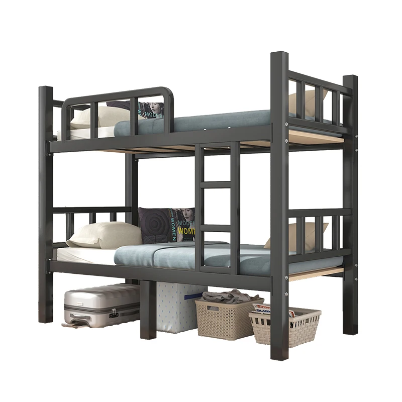 Upper and lower bunk beds Staff dormitory Iron frame Adult