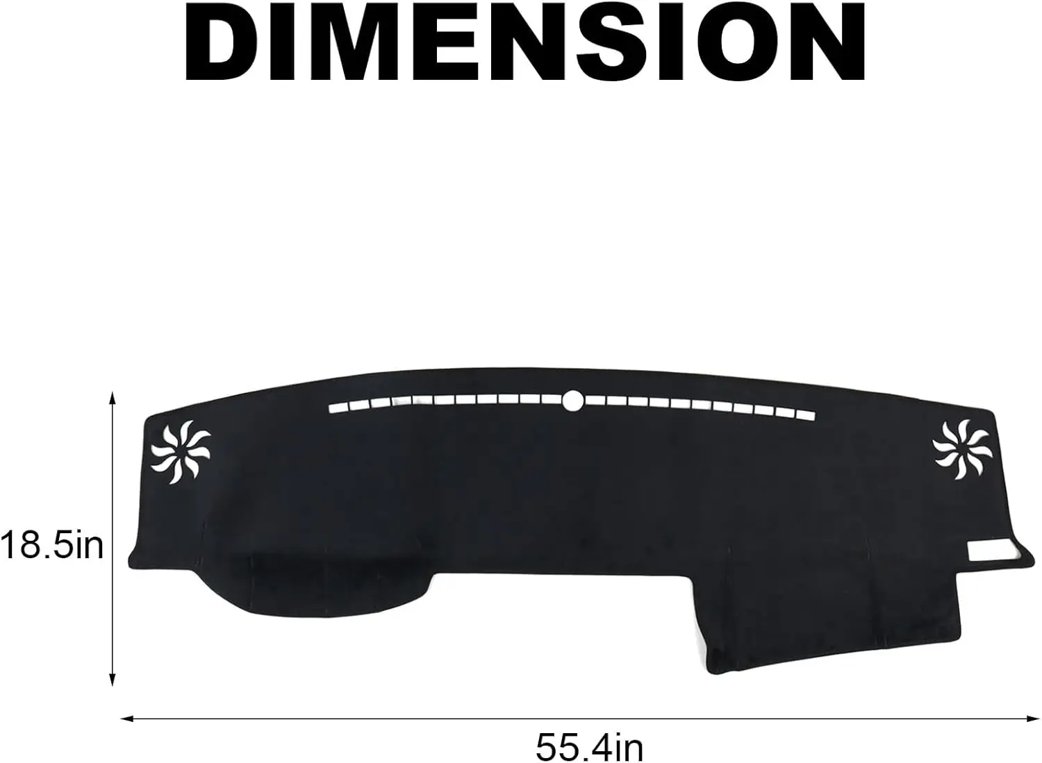 

Dash Cover for Toyota 4Runner 2010-2024 & Toyota Tacoma 2016- 20212022 2023 Accessories Flannel Dashboard Cover Dash Cover Mat