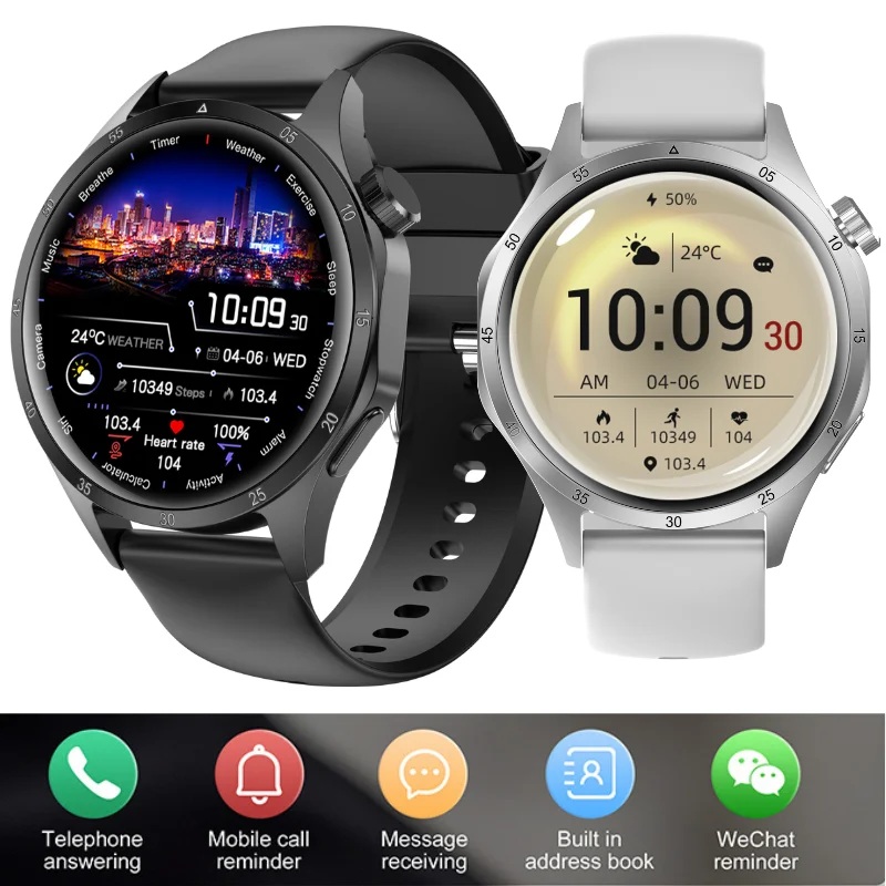 

Unisex Smart Watch with Sleep Tracker Bluetooth Call Voice Assistant Waterproof Fitness Tracker Heart Rate Monitor for Men Women