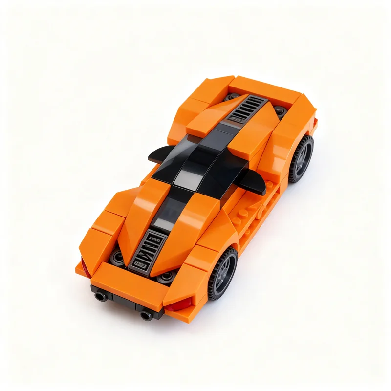 138 pièces MOC minuscule McLarenesd sans colle Champions de ville modèle blocs de construction Architecture jouet cadeaux de noël enfants brique