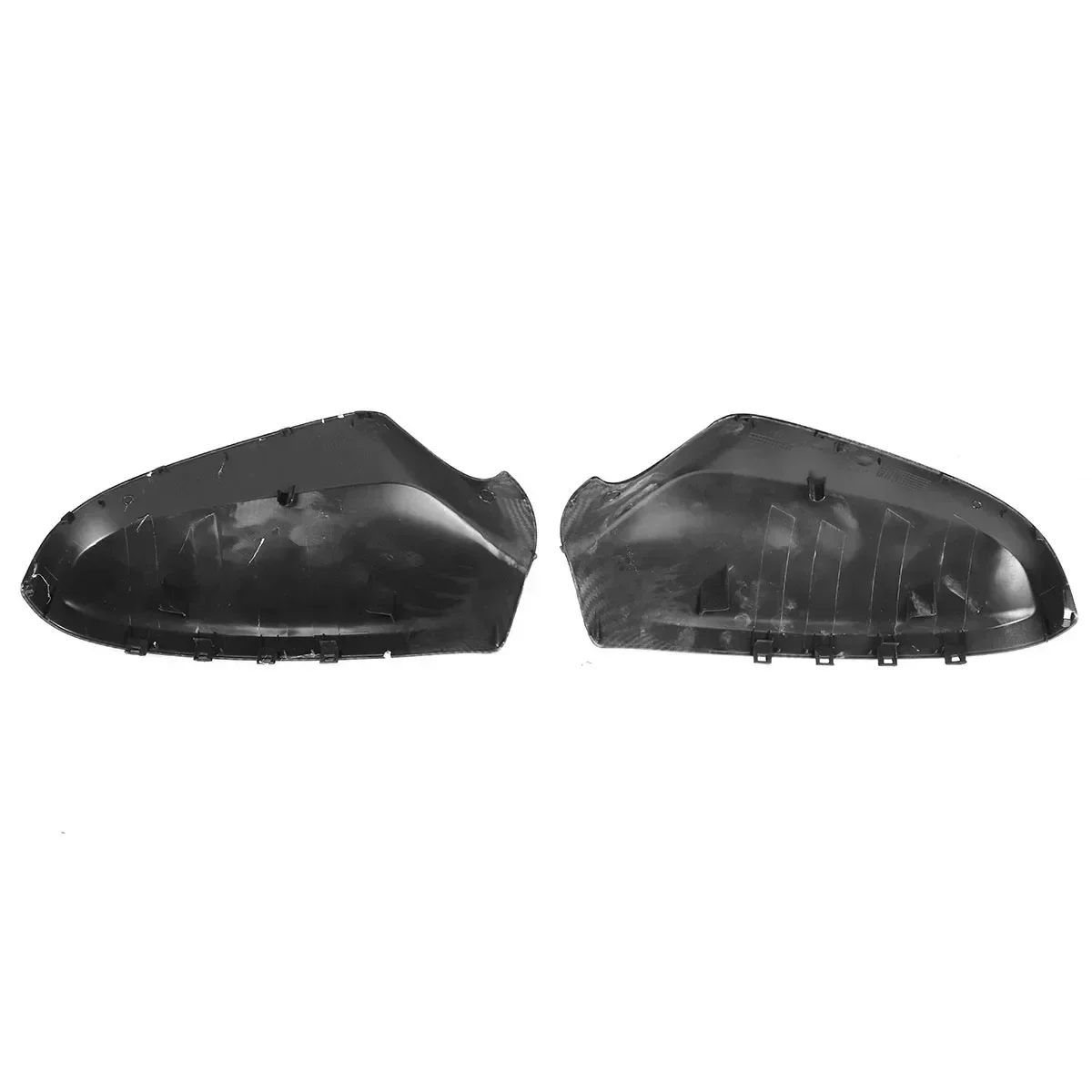 2PCS Carbon Fiber Look Door Wing Rearview Mirror Cover Cap For Vauxhall Opel Astra H MK5 2004-2009 For Saturn/Holden Astra