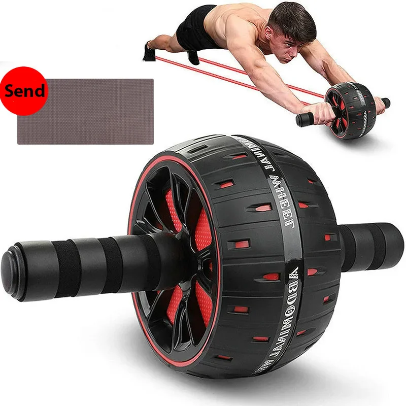 

Большой ролик для пресса для тренировки пресса, роликовое колесо для пресса, оборудование для тренировки основы, ролик для брюшного пресса, ролик для домашнего спортзала, мышц