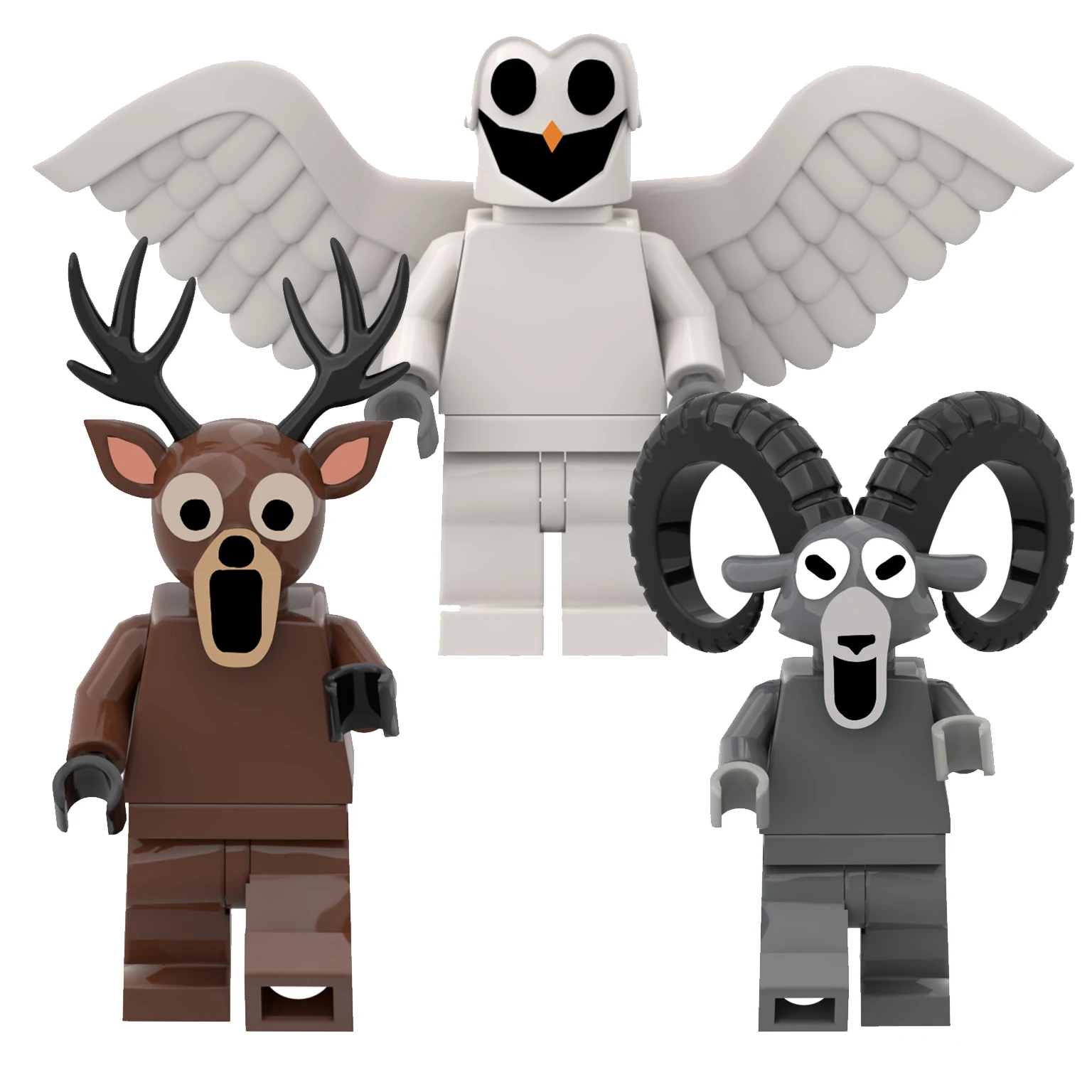 حار 99 ليال في الغابة الغزلان اللبنات مجموعة 99 ليال في الغابة الغزلان كتل للبنين عيد الميلاد اللعب هدية الهالوين