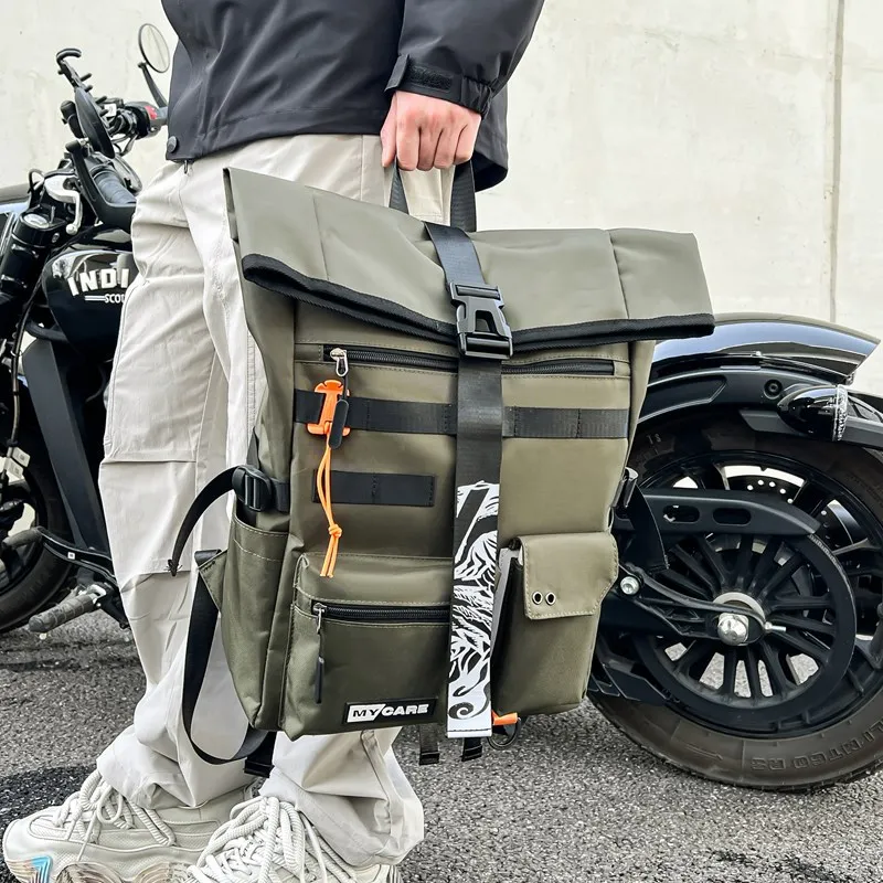 

Рюкзак мужской высокого класса в корейском стиле, повседневная спортивная дорожная сумка для компьютера, свернутый топ, модные рюкзаки, студенческие сумки Mochilas