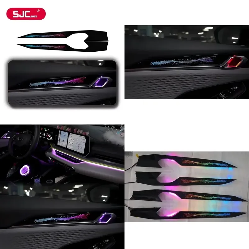 Hot Sale SJC 64 Color Car Interior Ambient Lighting for Geely Coolray L/Coolray CooL 2022-2025 Auto LED Lights for Decoration