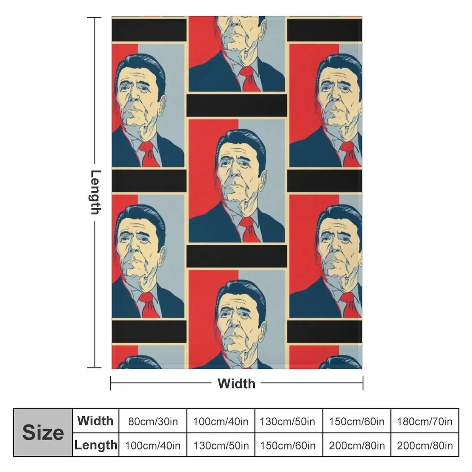 ronald reagan Throw Blanket wednesday Tourist Stuffeds Blankets