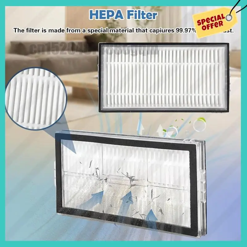 -ABJZ Replacement Parts For Roborock Saros 10R / G20S Vacuum Cleaner Main Side Brushes HEPA Filter Mop Pads Dust Bag