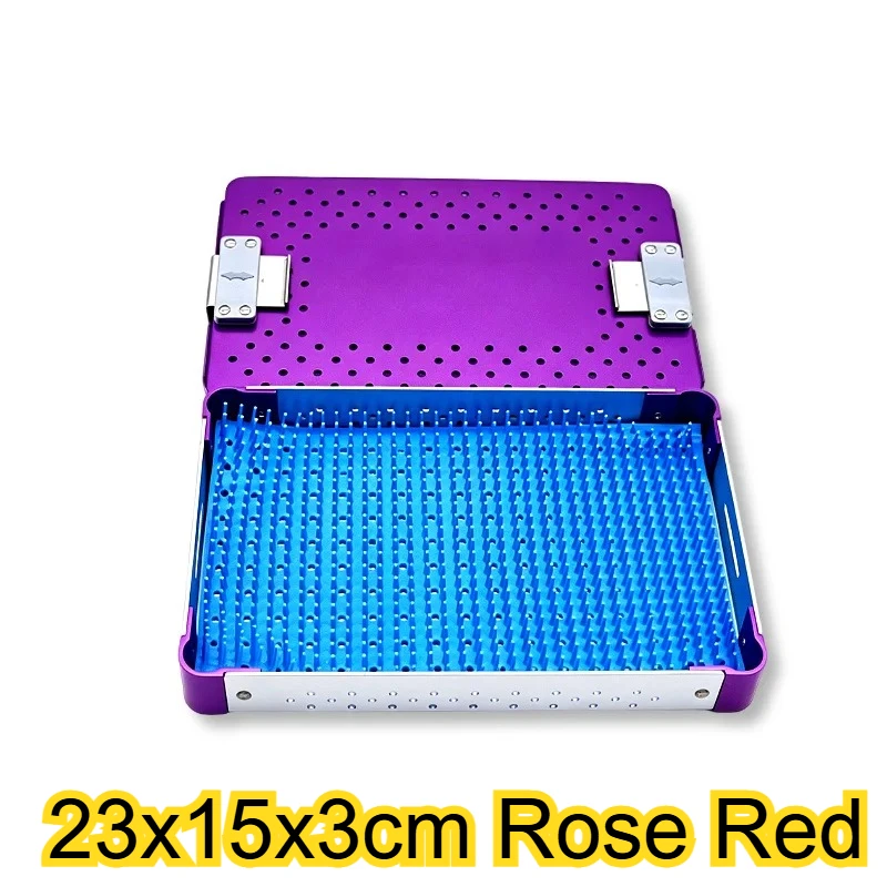 Single Layer Medical Sterilization Tray Aluminum Alloy Autoclave Box for Dental Surgical Instruments High Pressure Sterilizer view 5