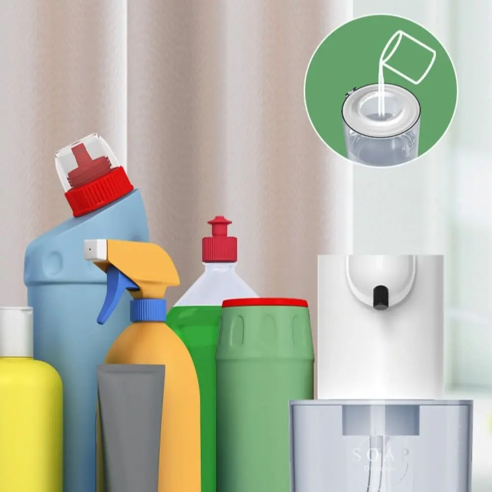 

Автоматический индукционный дозатор мыла, перезаряжаемый, бесконтактный, умный, с инфракрасным датчиком, 400 мл, электрический дозатор пены для дома