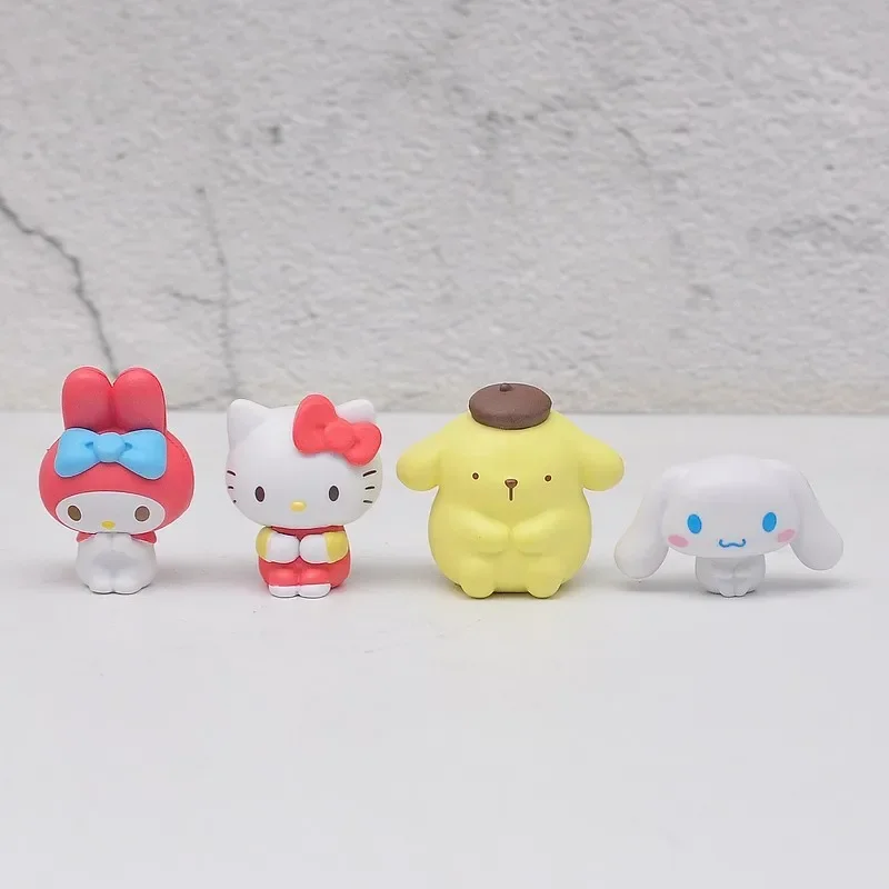 Sanrio Melody Pudding Dog KT Cute Sitting Twisted Egg Pendant Blind Box Doll Novel Zabawka dla dzieci