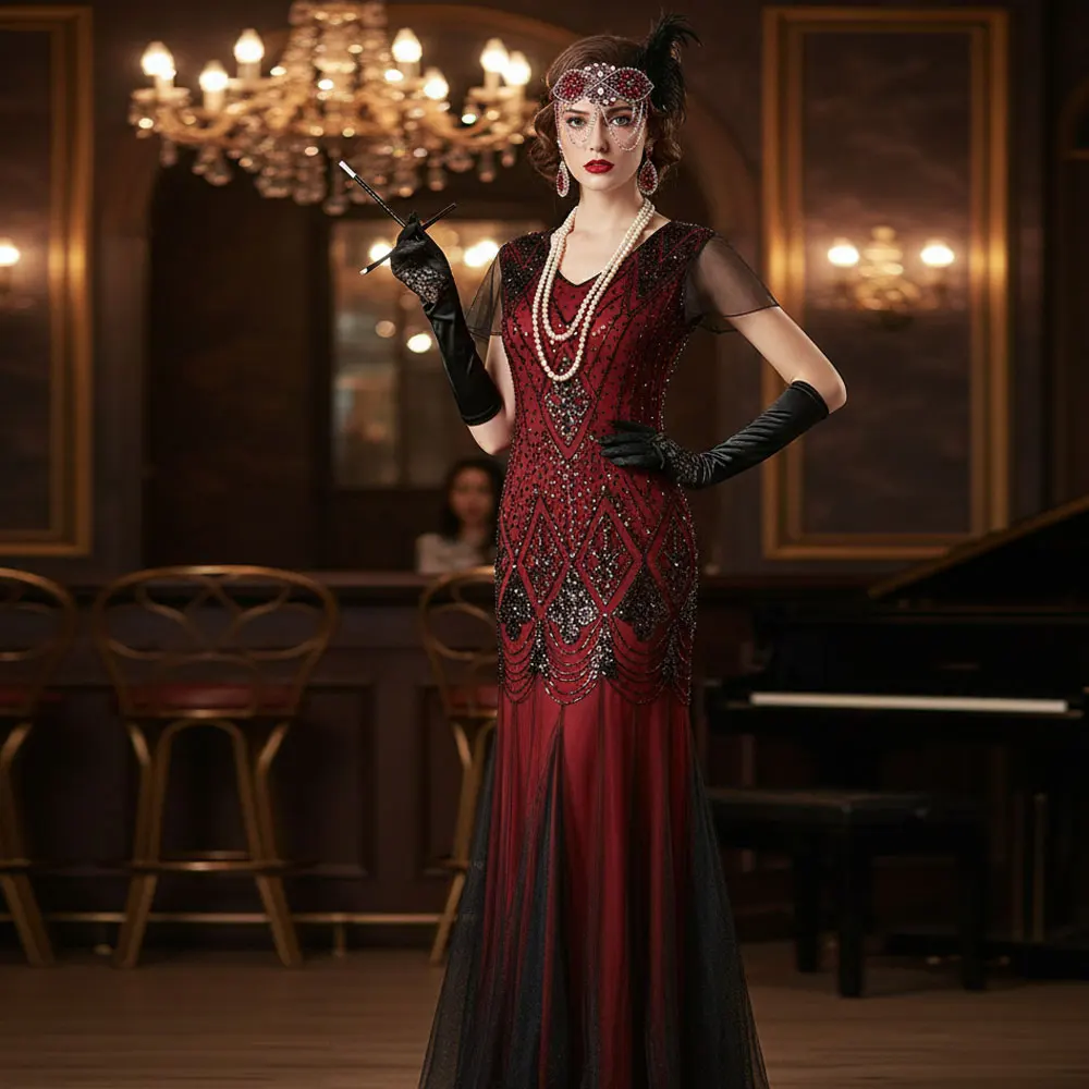 Retro Fringe Dress …