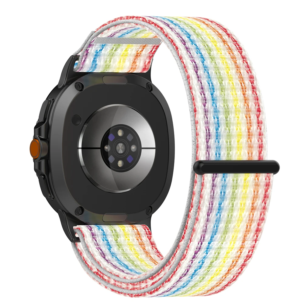 Pulseira de lona tecida de nylon para Samsung Galaxy Watch 8/8 Classic watch pulseira esportiva