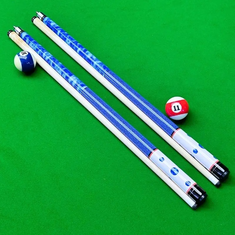 

13mm Tip Nine-Ball Billiard Cue Blue Ocean Maple Pool Cue