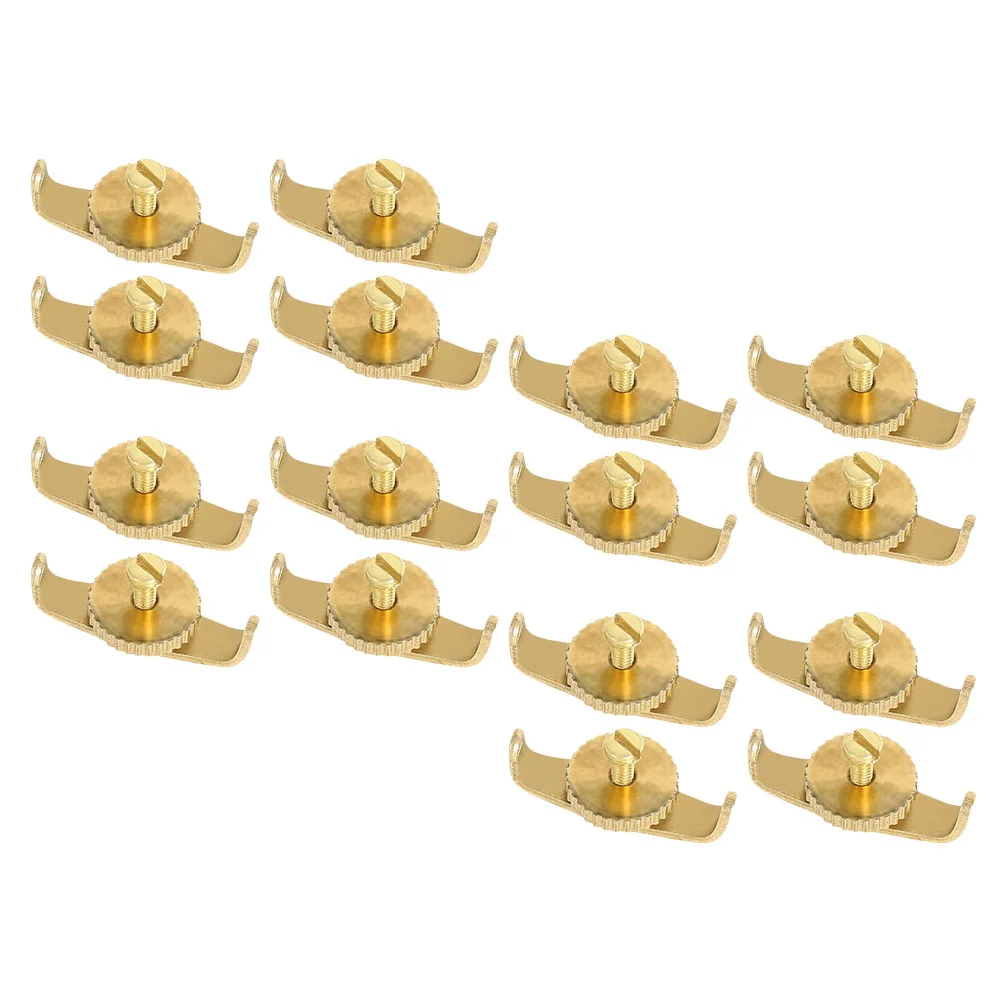 16 PCS Erhu Fine-tuning Premium Tuner Accessory Adjustment Tool Copper Spinner Replacement