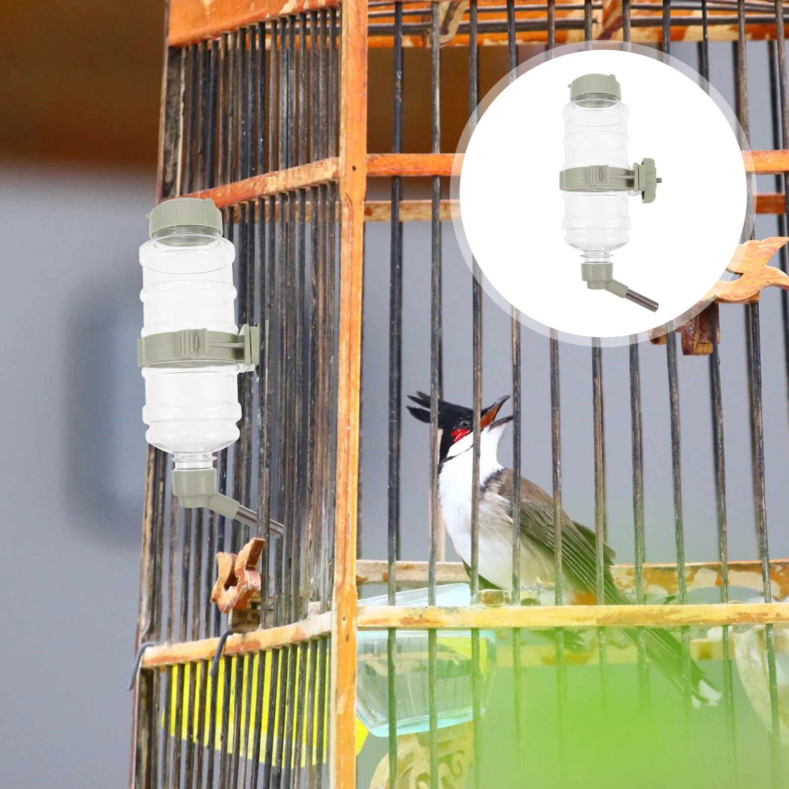 

1pc Pet Water Dispenser 473Ml Automatic Feeder For Dog Cat Bright Color Large Capacity Drinking Bowl Household Decor Cat Bowl