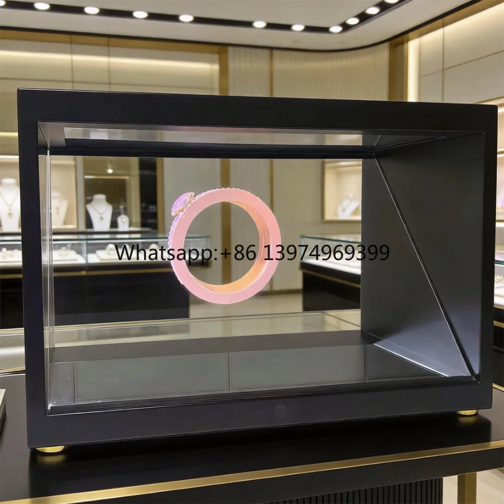 Best-Selling SMX BLACK CRYSTAL Holographic Projection Screen 3D Holographic Advertising Display 16:9 Aspect Ratio Stunning