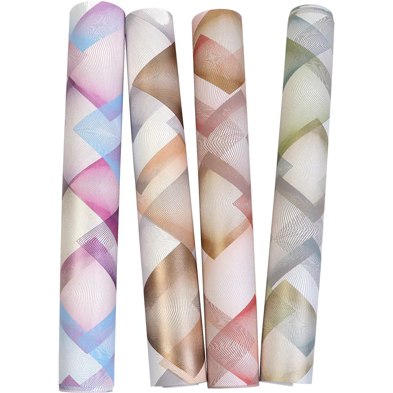 Modern Minimalist Nordic Style Geometric Diamond Pink Wallpaper for Bedroom Living Room Feature Wall Non Woven Wallpaper