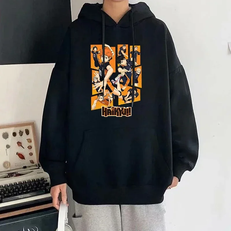 

New Anime Printed Pullover Fashion Women Men Hoodies Long Sleeve Casual Hooded Sweatshirt