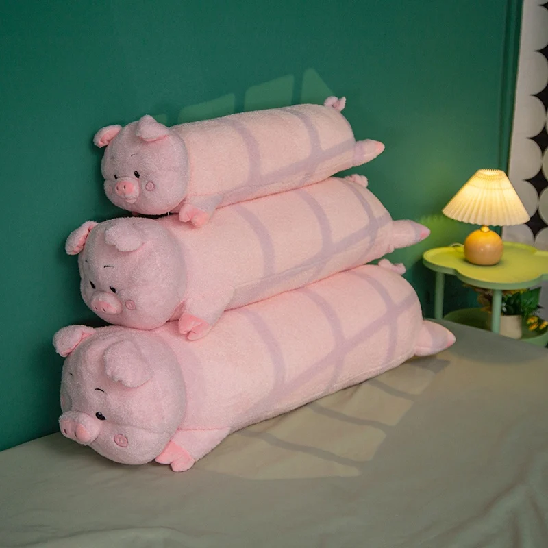 

Плюшевая игрушка-динозавр/свинья в мультяшном стиле, 80/100 см, мягкая набивная кукла, большая подушка для сна, подарок для ребенка