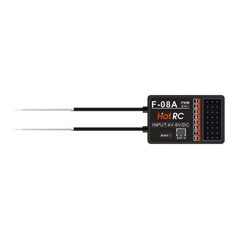 HOTRC DS800 Remote Controller 8-Channels System Transmitter With Touch Color Screen For Rc Vehicle Rc Boat