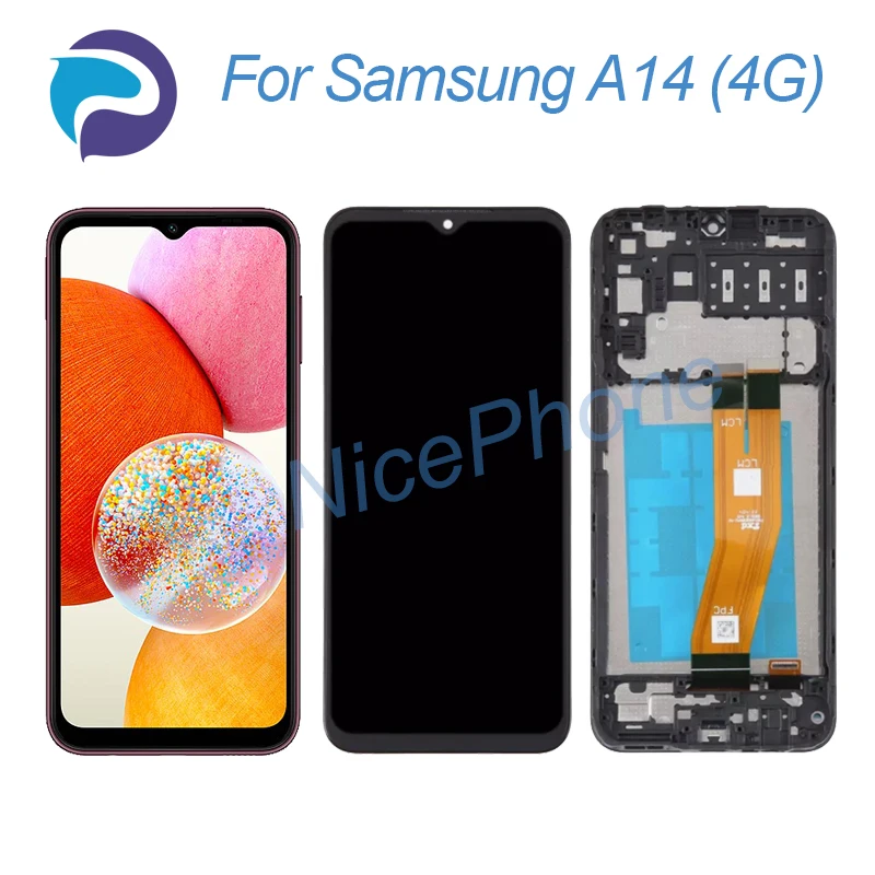 

for Samsung A14 4G LCD Screen + Touch Digitizer Display 2408*1080 SM-A145F/M/DSN//P/R A14 4G LCD Screen Display