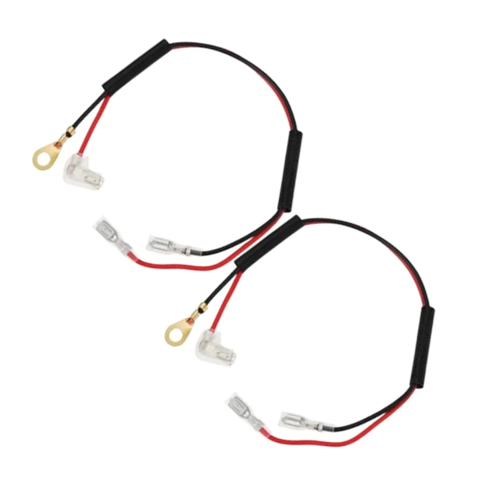 Ignition Wire 2 pcs for For 445 450 Compatible with 510101501 544082801 PVC Insulated Copper Conductor Yard Work