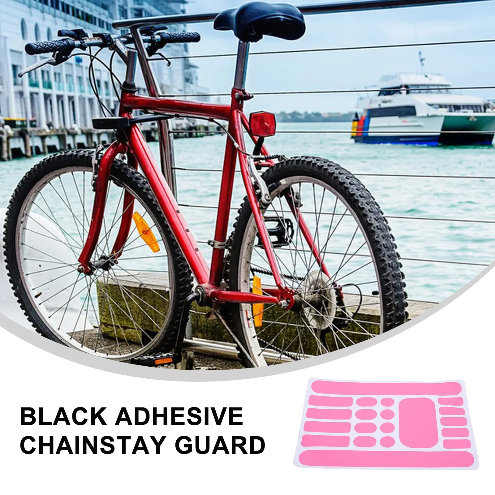 

Bike Chainstay Protection Sticker Durable Frame Guard Adhesive Tape For Mountain Road Bicycle Scratch Resistant Clear Film