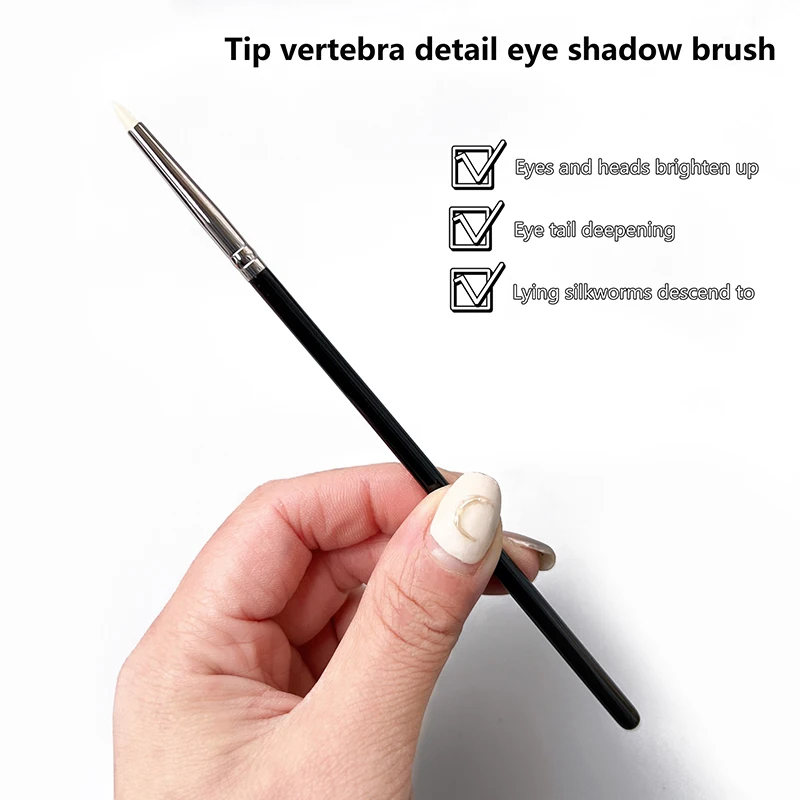 1PC Tapered Detail Eyeshadow Brush Natural Goat Hair Pointed Crease Brush Precise Eye Shadow Smudge Smoky Liner Makeup Brushes