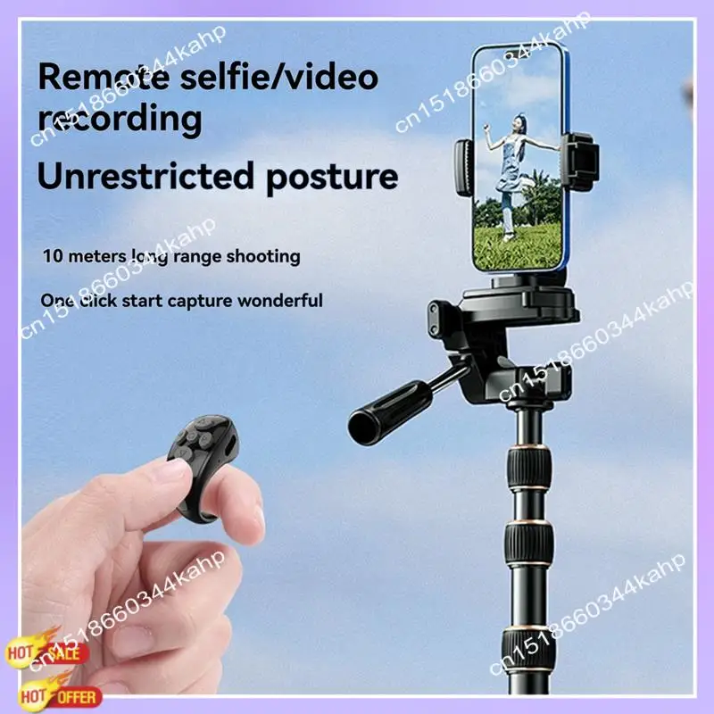CLCU Ring Controller E-Book Page Turner Sofortige Fernbedienung Ringmusik Video Controller Fortiktok IOS Android Laptop Weiß