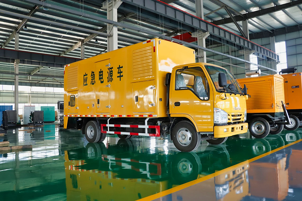 Manufacturer Supplier Electric emergency rescue vehicle multifunctional repair vehicle installation of large flow water pump