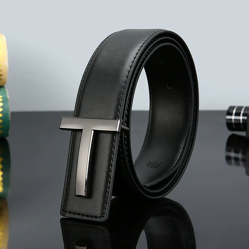 2025 Hohe Qualität Männer Gürtel Leder Designer Hosen Mode Marke T Gürtel männer Luxus phantasie vintage Strap Gürtel für jeans – Detail 8