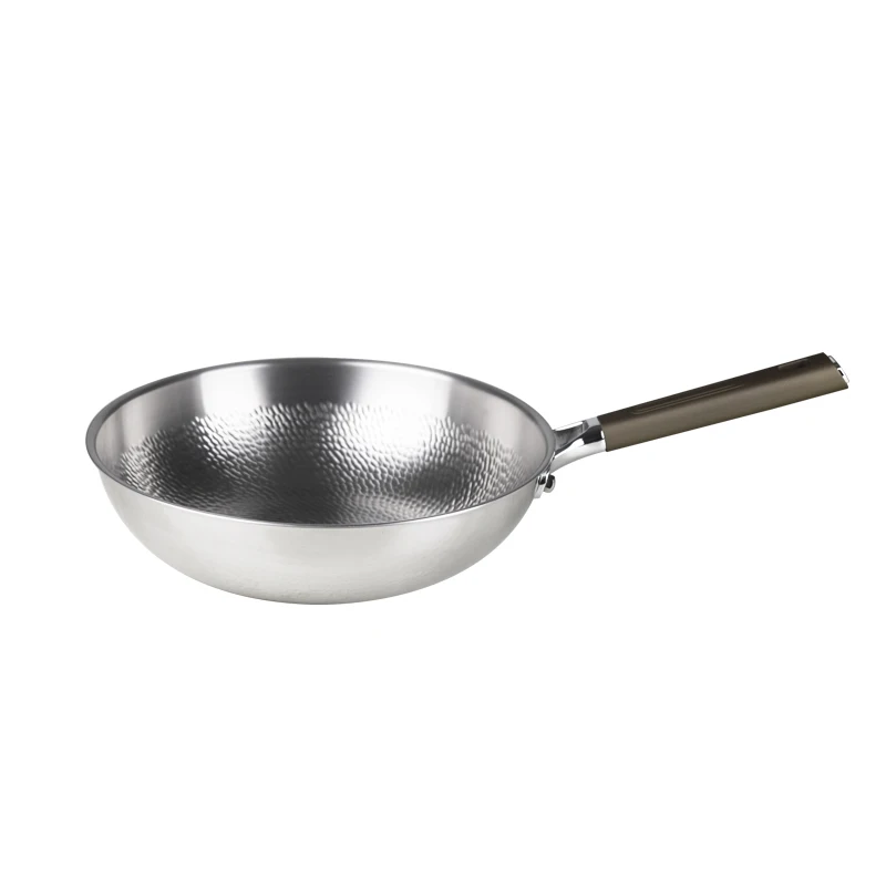 

Amos 1 Kitchen Frying Pan Titanium Material Light Weight No Coating Safe and Reliable