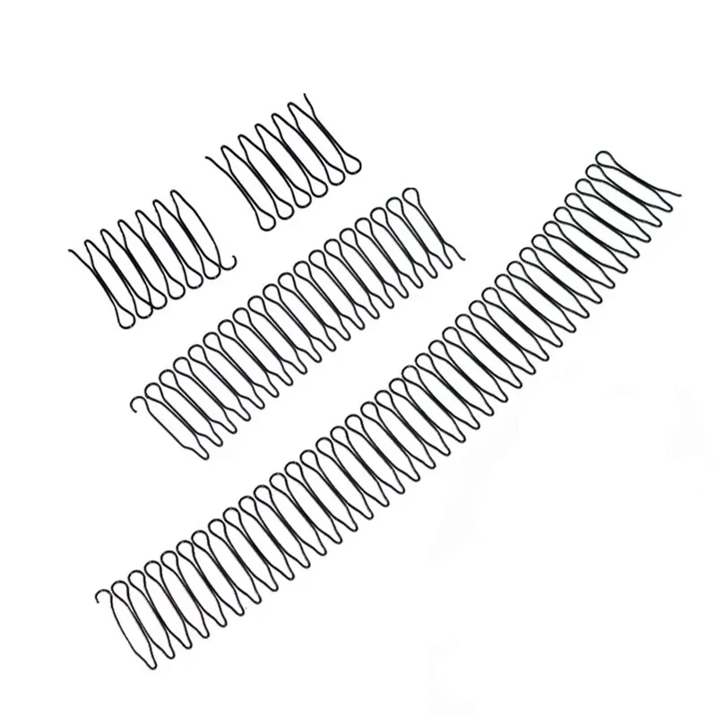 4Pcs Invisible Broken Hair Hairpin Adult Tiara Tools Curve Needle Bangs Black Fixed Insert Comb Professional Styling Accessories