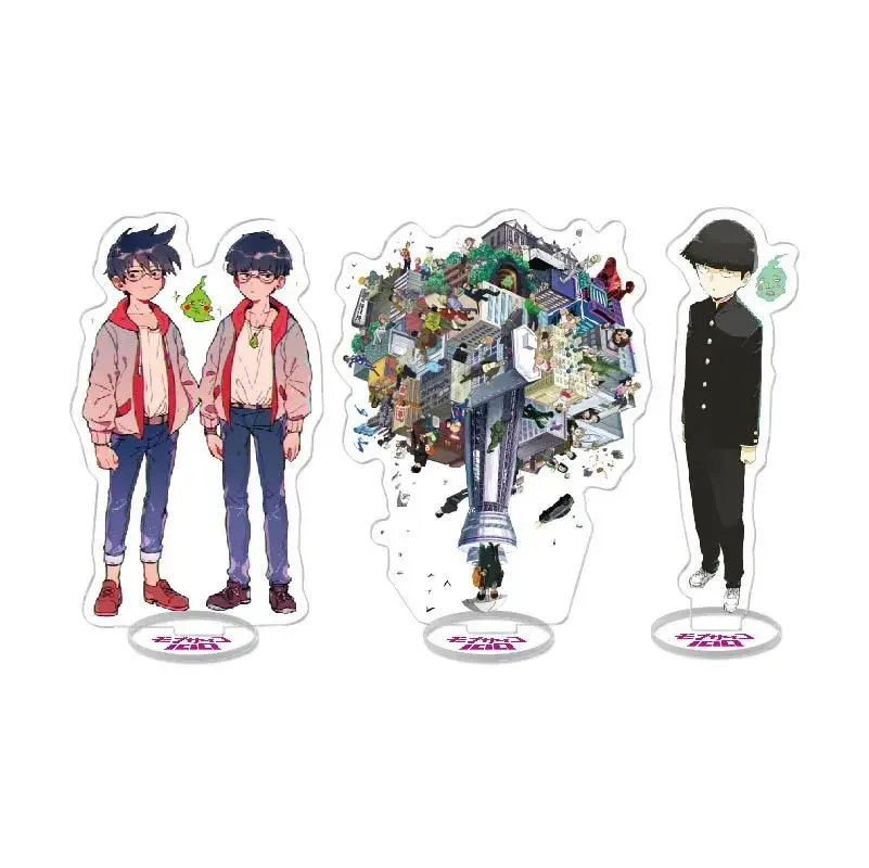 Anime Mob Psycho 100 Acrylic Stand Action Figure Toy Mobu Saiko Hyaku PVC Desktop Stand Model Toys Gift