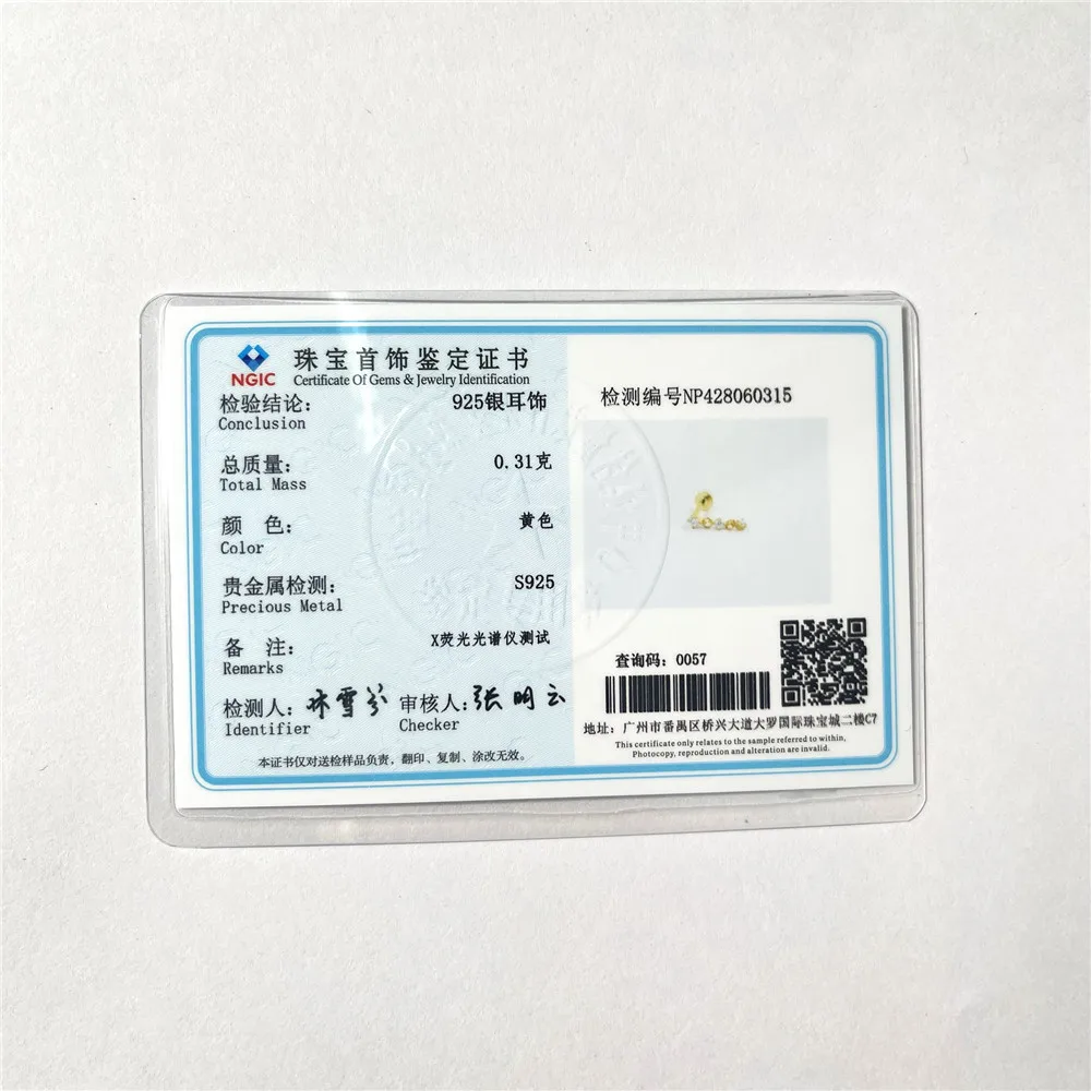 AIDE 1 pieza Piercing Plata de Ley 925 pequeño pendiente de circón para mujer tendencia cartílago de la oreja joyería fina pendiente de cadena de ópalo