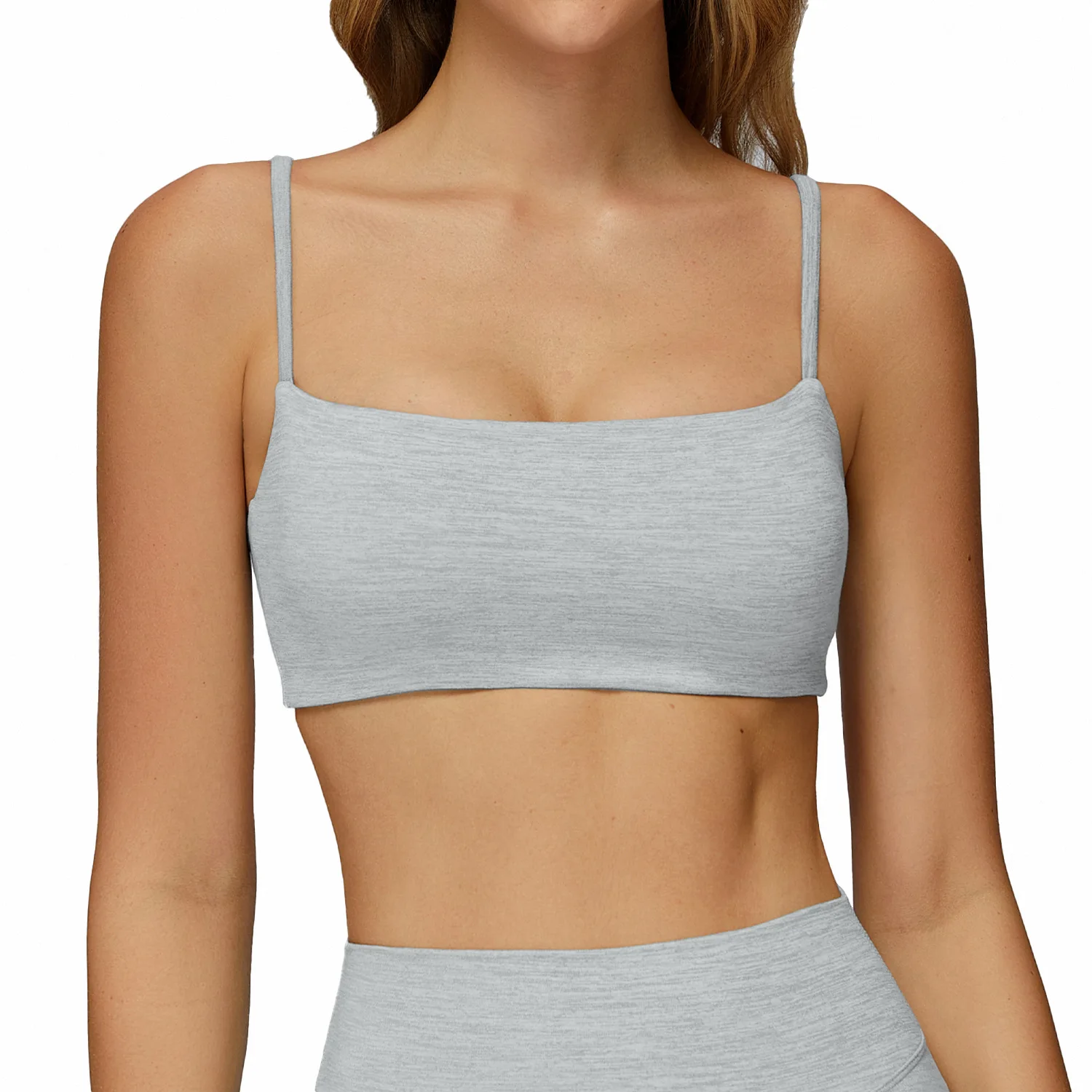 

Maxdutti Woolen Yoga Bra With Double Shoulder Straps Hollow Back Fitness Suit Running Tight Fitting Outdoor Sports Bra