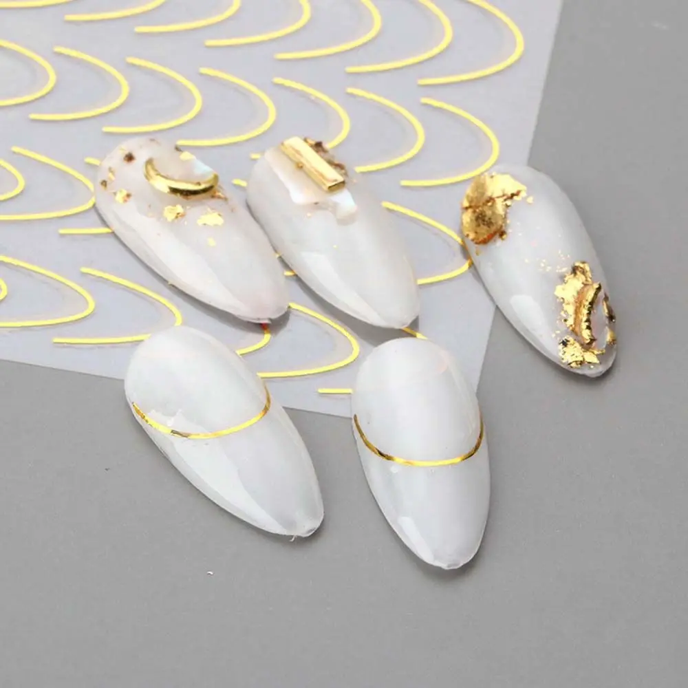 Transferência de folhas de unhas padrão geométrico unhas arte sliders decoração da arte do prego listra decalques manicure linhas 3d etiqueta do prego