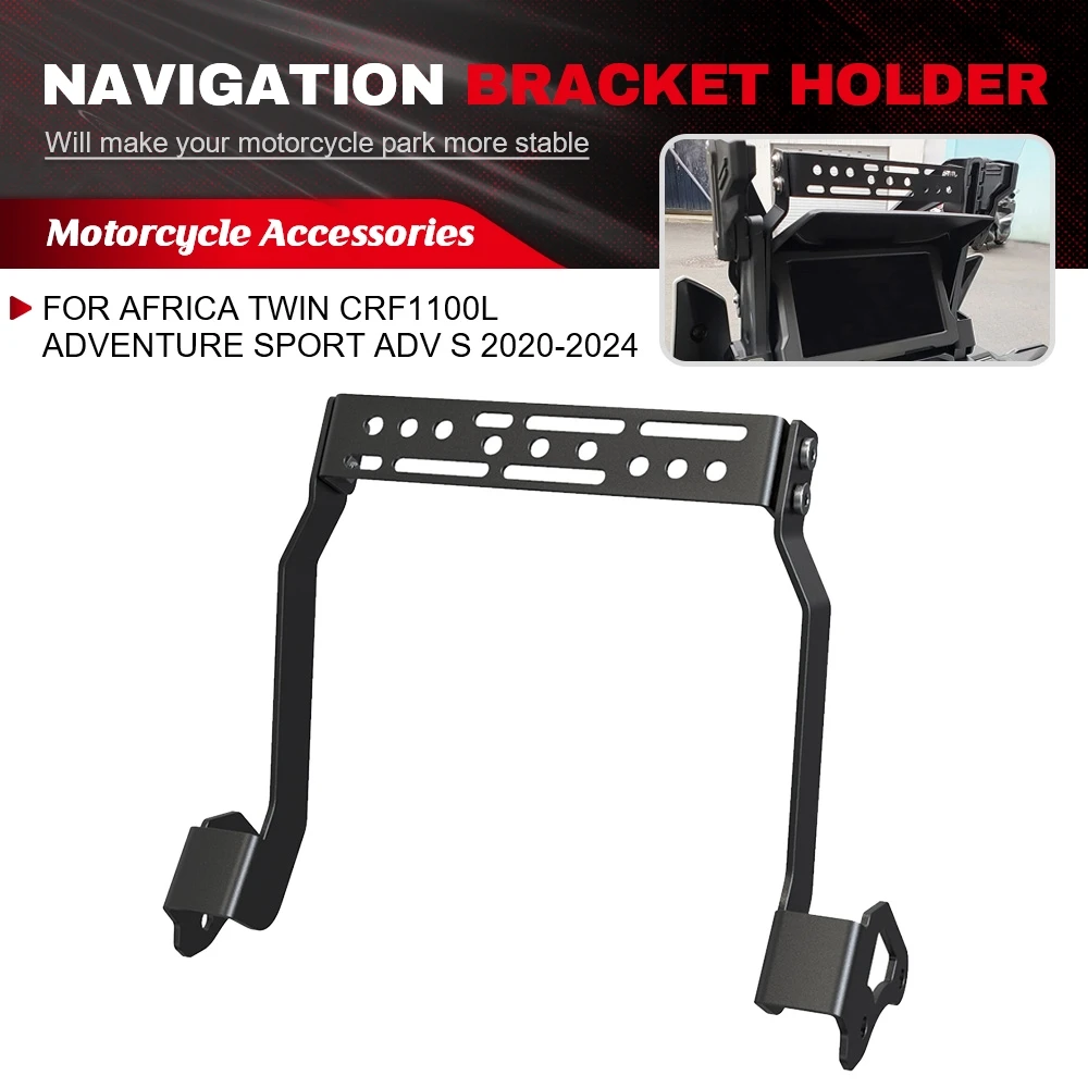 

Motorcycle Front Navigation Bracket GPS Mobile Phone Charging For Honda Africa Twin CRF1100L Adventure Sport ADV S 2020-2024