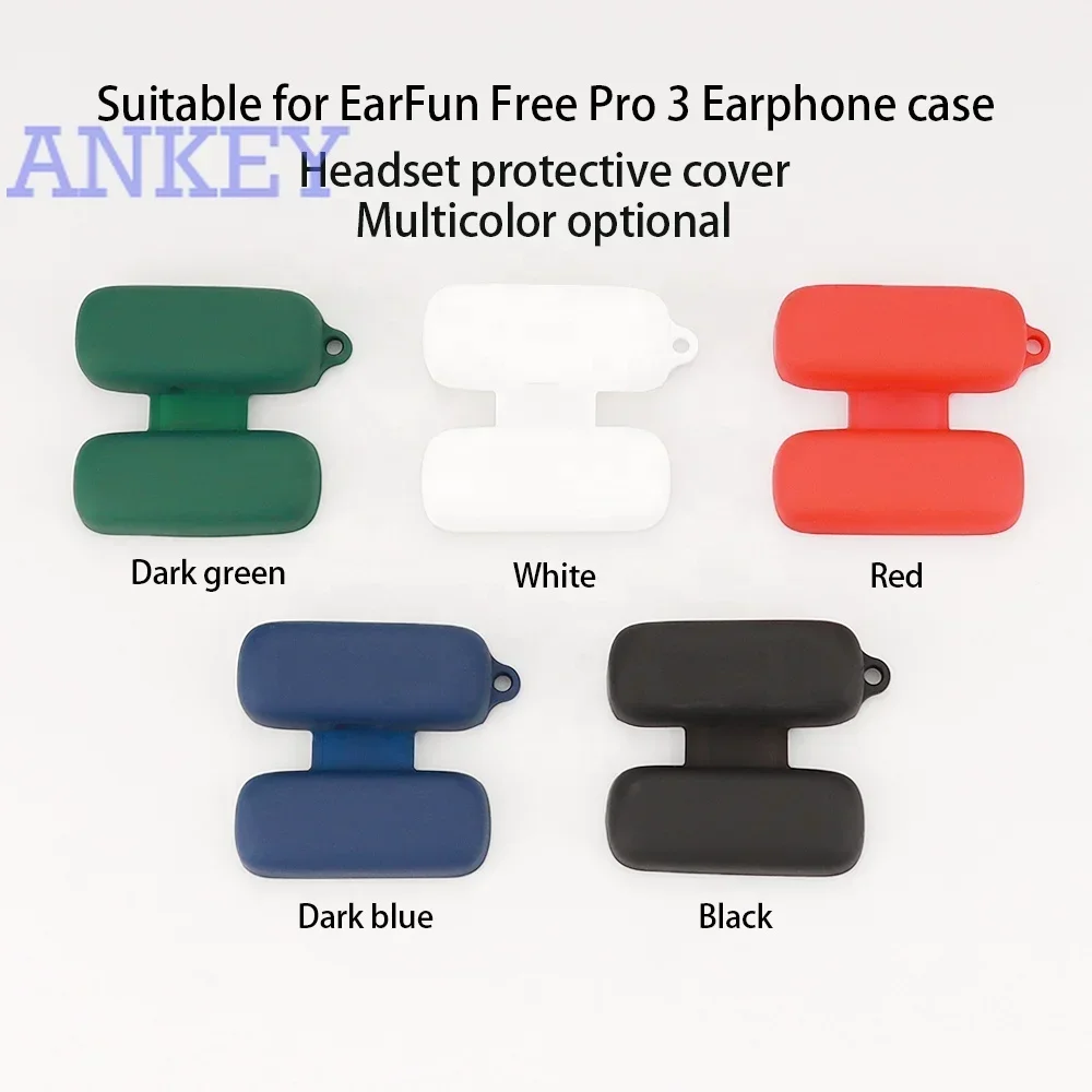 Silicone Case for EarFun Free Pro 3 TWS Buds Cover Earbuds Airpod Headphone Cases Shell