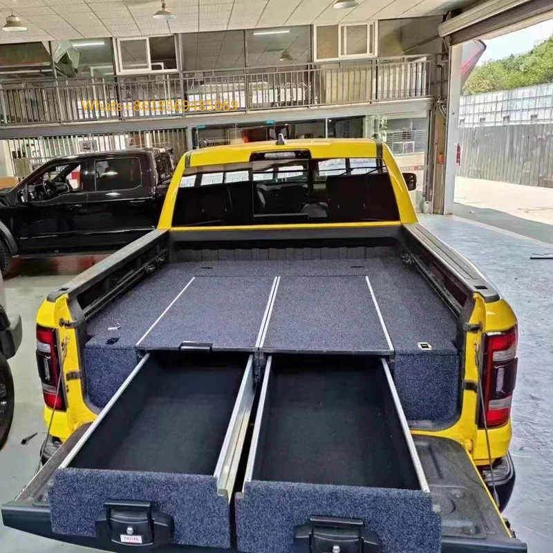 High Quality Truck Bed Overland Slider Drawer System  Ram 1500 5.7ft