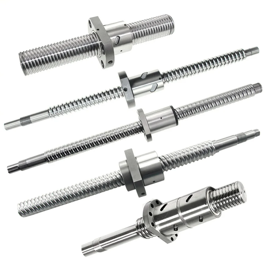 SFIR4005 Left & Right Hand Ball Screw | 40mm Diameter 5mm Lead Dual Thread for Centering Mechanism