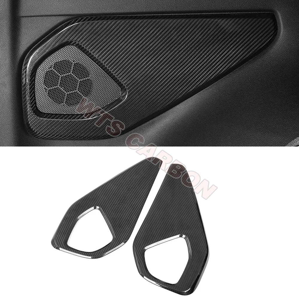 

Real Dry Carbon Rear Door Panel Speaker Trim Cover For Subaru BRZ For Toyota GR86 2022up