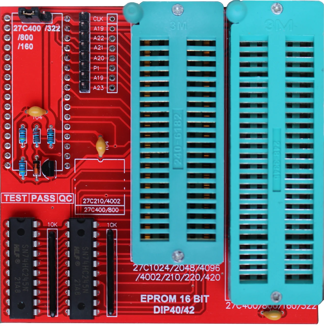 EPROM 16BIT Adapter 27C400/800/160/322/1024/2048/4096/29F1615