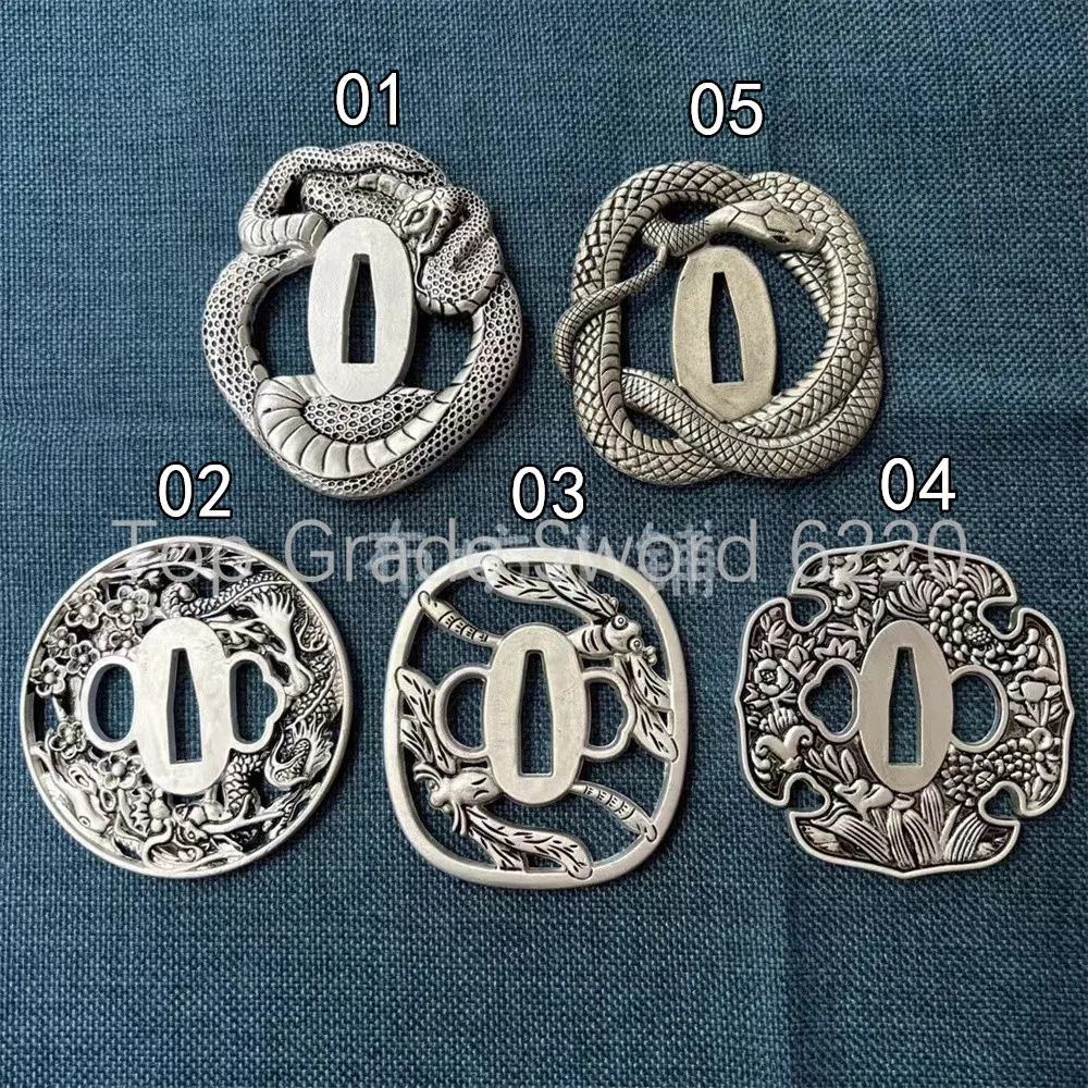 Wonderful Alloy Material Tsuba Handguard Guard For Japanese Real Japan Samurai Katana Sword Fittings Very Nice