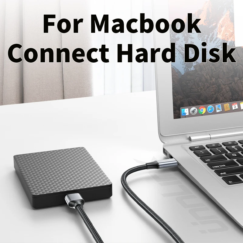 Unnlink USB C vers Micro B 3.0 câble cordon de synchronisation de données rapide type-c Micro B disque dur Mobile HDD SSD câble pour Macbook Pro Mini